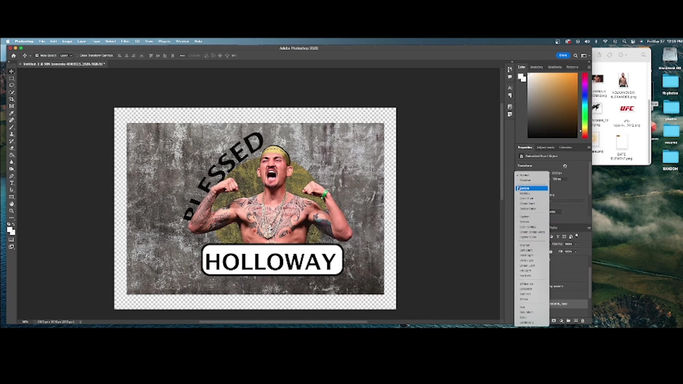 Creating a logo in photoshop
